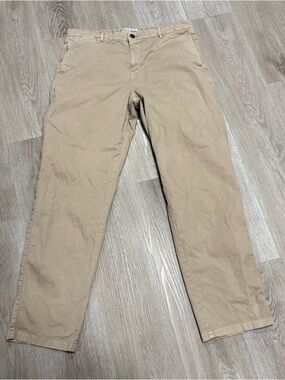 The Stronghold Mens Light Brown Relaxed Pants Size 36x32